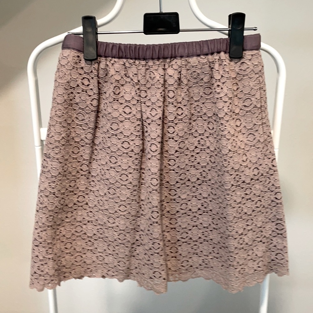 JCrew Eyelet Mini Skirt Size 00